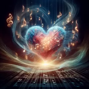 His love is like a symphony to my soul, it's the melody that harmonizes my every heartbeat.